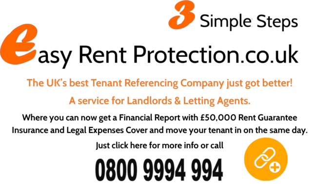 Easy tenant referencing and rent guarantee insurance